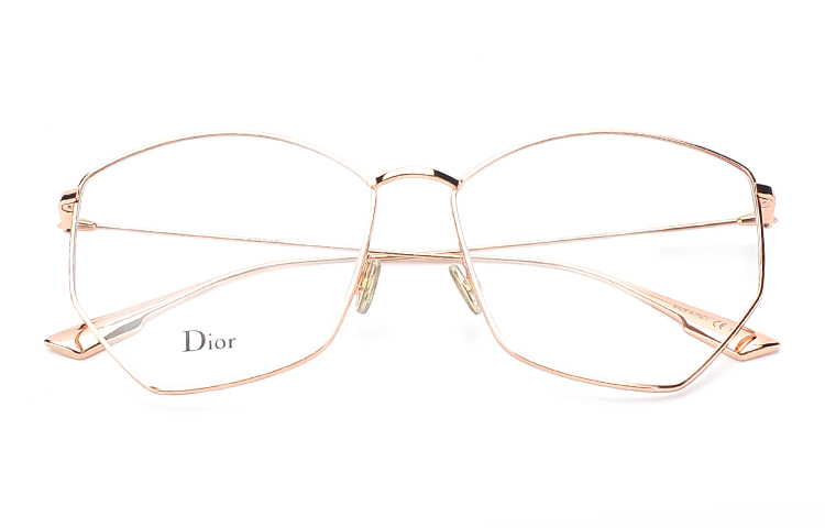 (Women) Dior Gold Geometric Alloy Optical Eyeglasses - European Style DIORSTELLAIREO4-DDB-5815 圖 6