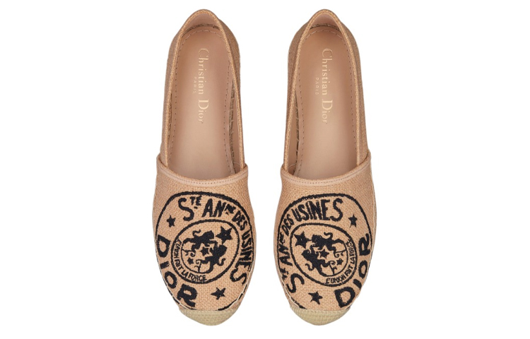 Lookbook (W) Dior Granville Espadrille 'Beige' Beige Coklat Muda KDB612JUR_S29U