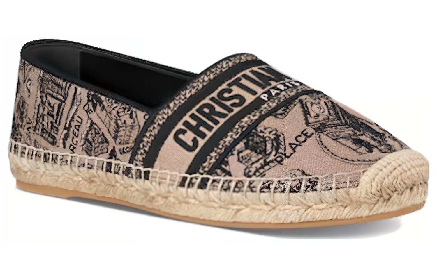 Order (W) Dior Granville Espadrille 'Beige Hitam' KDB585KPY_S37U