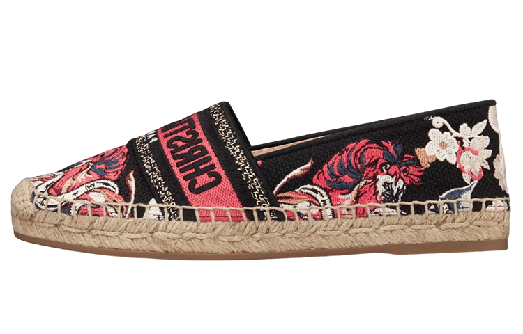 (Women) Dior Granville Espadrille 'Black' KDB585PJU_S26X
