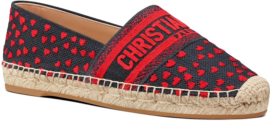 (W) Dior Granville Espadrille 'Biru Merah' KDB585HRE_S95B Order (W) Dior Granville Espadrille 'Biru Merah' KDB585HRE_S95B