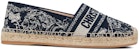 (W) Dior Granville Espadrille 'Biru Tua' KDB578TJE_S36W