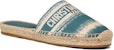 (W) Dior Granville Espadril 'Biru Laut Dalam' KDB593IKE_S92B