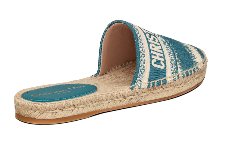 Shop (W) 디올 그랑빌 딥씨블루 에스파듀 (Dior Granville Deep Sea Blue Espadrille) KDB593IKE_S92B