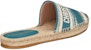 (W) Dior Granville Espadril 'Biru Laut Dalam' KDB593IKE_S92B