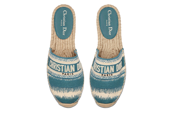 Purchase (W) 디올 그랑빌 딥씨블루 에스파듀 (Dior Granville Deep Sea Blue Espadrille) KDB593IKE_S92B