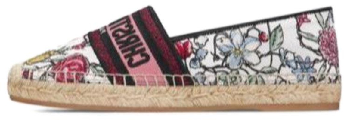 (W) Dior Granville Espadrille 'Motif Bunga' KDB585FCE_S43L Buy (W) Dior Granville Espadrille 'Motif Bunga' KDB585FCE_S43L