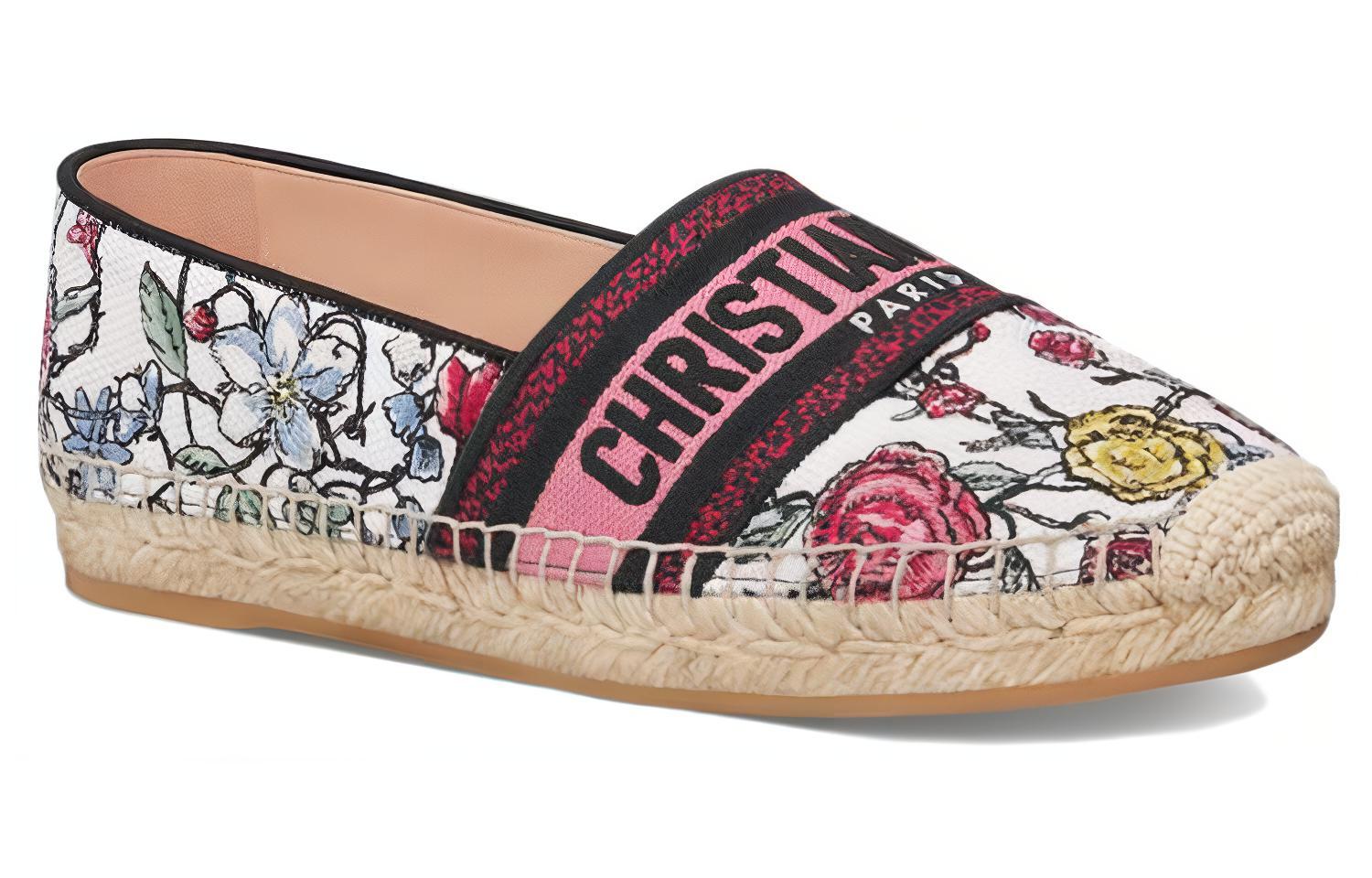 Order (W) Dior Granville Espadrille 'Motif Bunga' KDB585FCE_S43L