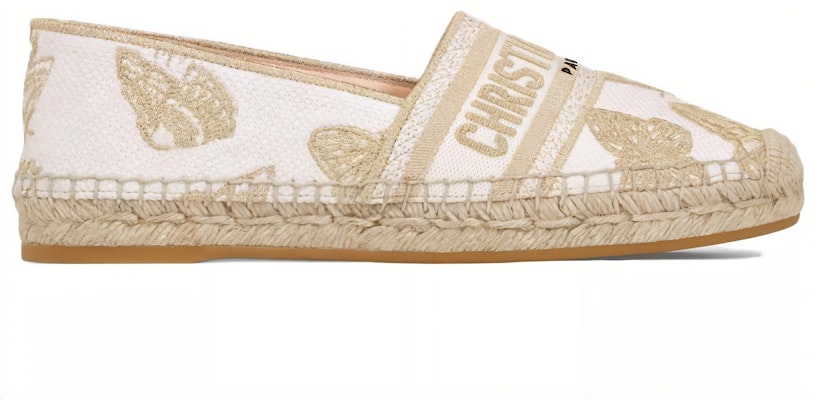 (Women) Dior Granville Espadrille 'Gold' KDB585DLU_S09W Order (Women) Dior Granville Espadrille 'Gold' KDB585DLU_S09W