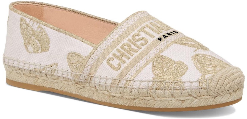 (Women) Dior Granville Espadrille 'Gold' KDB585DLU_S09W Lookbook (Women) Dior Granville Espadrille 'Gold' KDB585DLU_S09W
