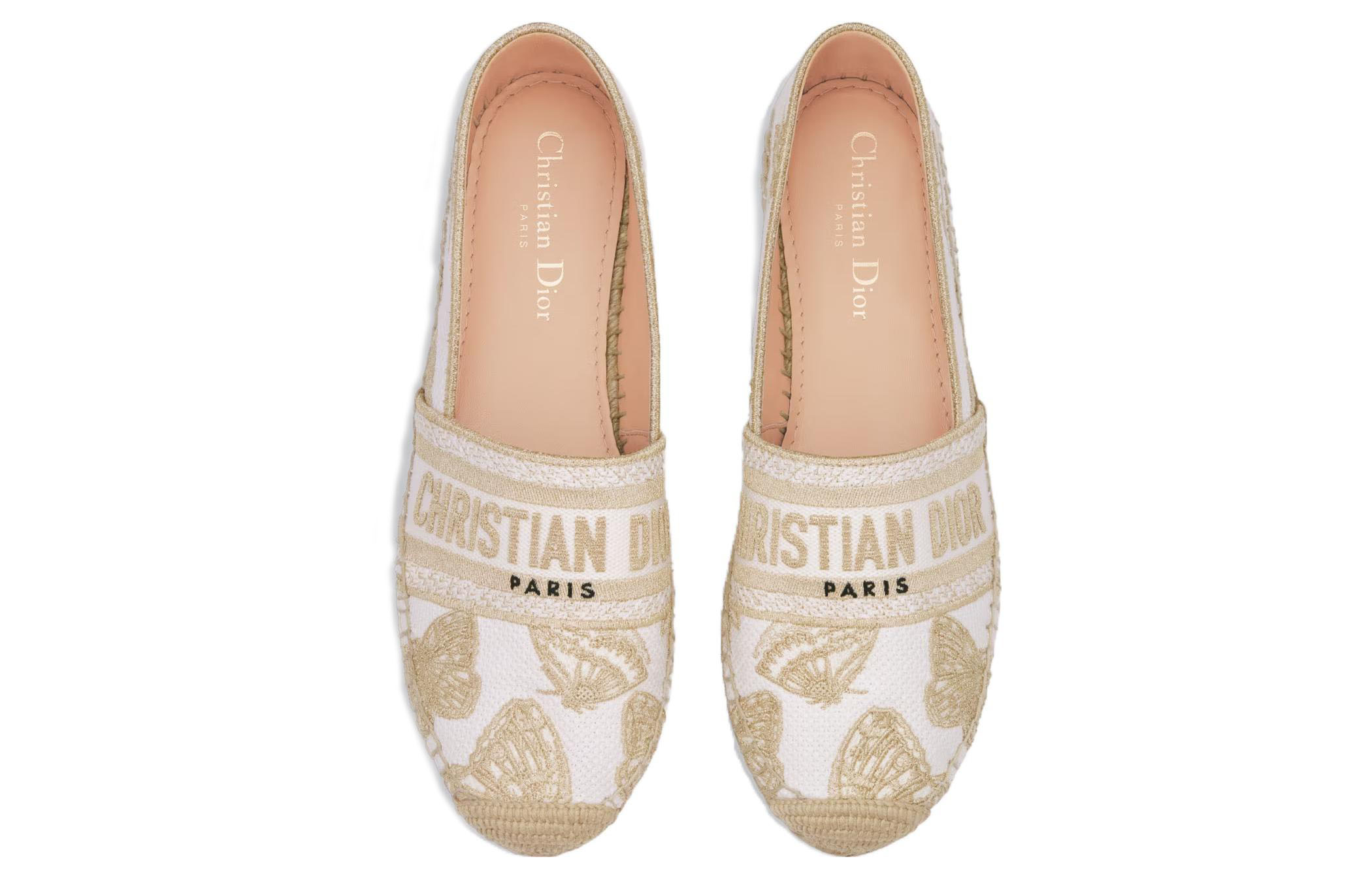 Shop (W) 디올 그랑빌 에스파드리유 '골드' (Dior Granville Espadrille 'Gold') KDB585DLU_S09W