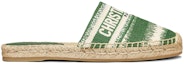 Order (W) Dior Granville Espadrille 'Hijau Krim Putih' KDB593IKE_S45H