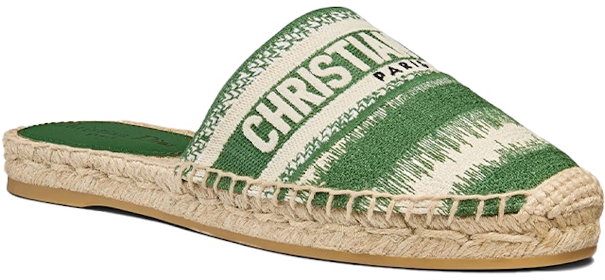 (W) Dior Granville Espadrille 'Hijau Krim Putih' KDB593IKE_S45H Lookbook (W) Dior Granville Espadrille 'Hijau Krim Putih' KDB593IKE_S45H