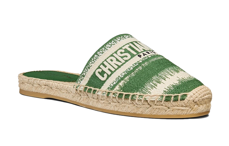 Lookbook (W) Espadrillas Dior Granville ''Verde Crema Bianco'' KDB593IKE_S45H