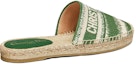 Shop (W) Dior Granville Espadrille 'Hijau Krim Putih' KDB593IKE_S45H