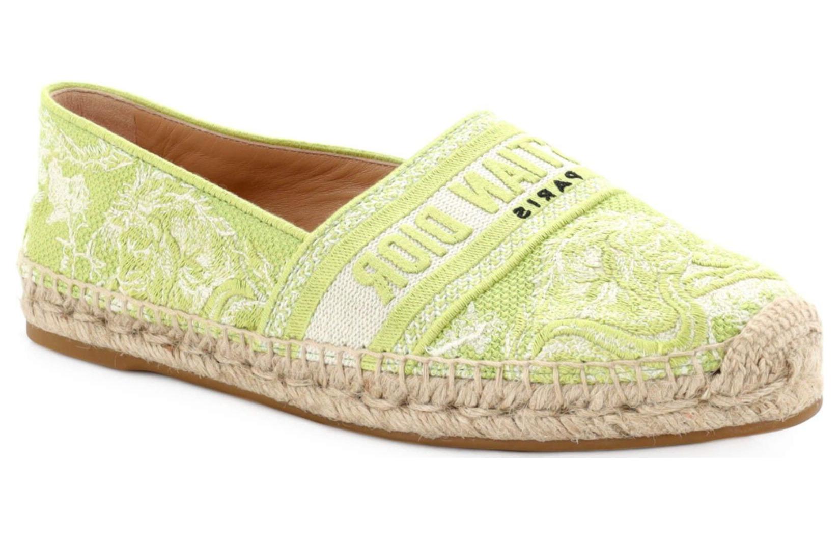 Order (W) Dior Granville Espadrilles ''Verde Giallo'' KDB578TJE_S33W