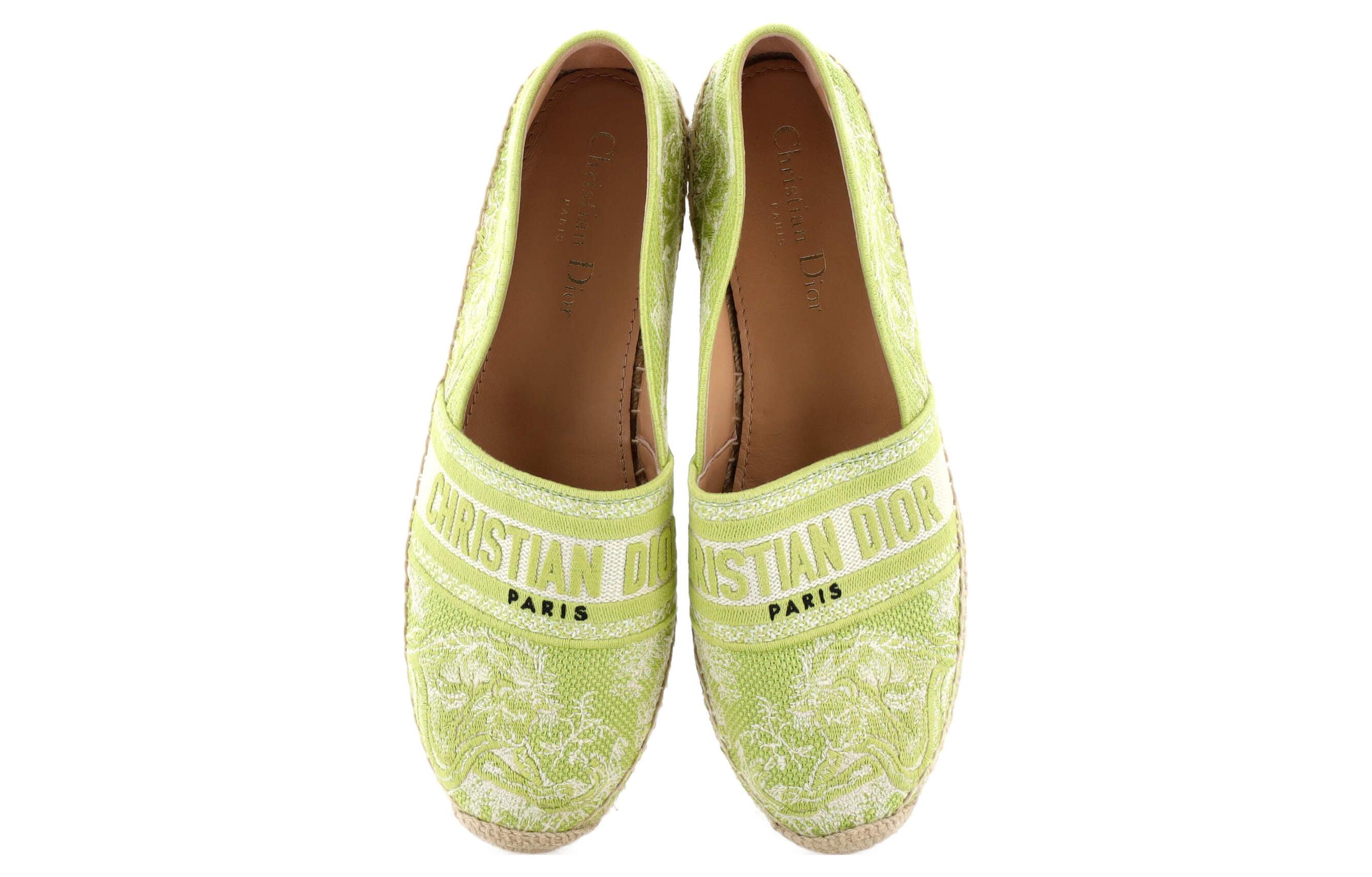 Lookbook (W) Dior Granville Espadrilles ''Verde Giallo'' KDB578TJE_S33W