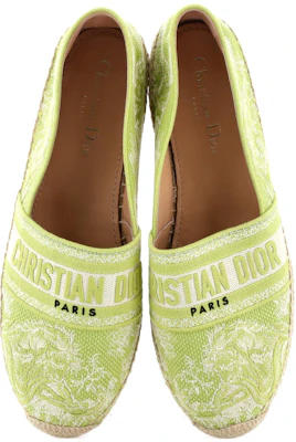 (W) Dior Granville Espadrilles ''Verde Giallo'' KDB578TJE_S33W Lookbook (W) Dior Granville Espadrilles ''Verde Giallo'' KDB578TJE_S33W