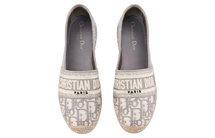 Shop DIOR 迪奧 Granville 女款 漁夫鞋 灰色