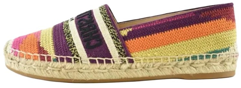 DIOR 迪奧 Granville 麻底帆布平底鞋 女款 彩色 Buy DIOR 迪奧 Granville 麻底帆布平底鞋 女款 彩色