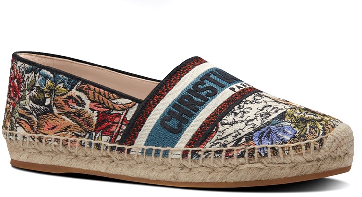 (Women) Dior Granville Espadrille 'Multicolor' KDB585ZEB_S89Z Order (Women) Dior Granville Espadrille 'Multicolor' KDB585ZEB_S89Z