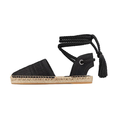 (W) Dior Granville Espadrille 'Oblique Black'