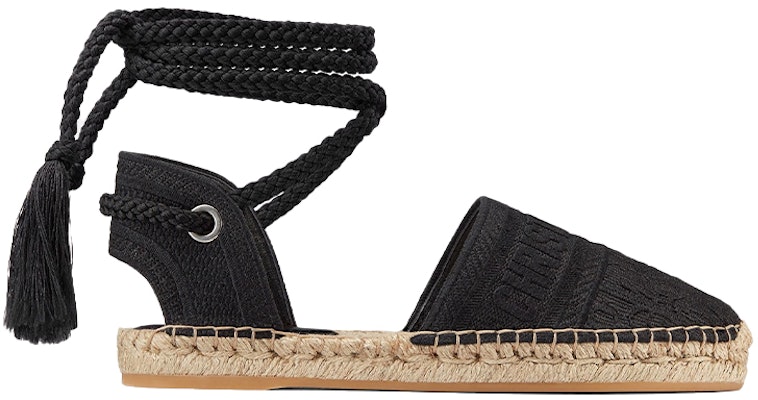(W) Dior Granville Espadrille 'Oblique Hitam' KDB595OBE_S900 Order (W) Dior Granville Espadrille 'Oblique Hitam' KDB595OBE_S900