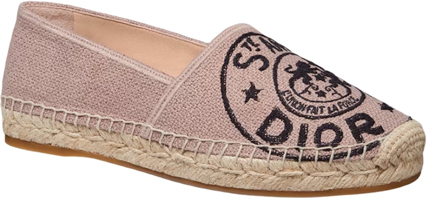 (W) Dior Granville Espadrille 'Bordir Pink' KDB612JUR_S08U Order (W) Dior Granville Espadrille 'Bordir Pink' KDB612JUR_S08U