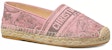 (W) Dior Granville Espadrille 'Sulaman Merah Jambu' KDB578TJE_S62P
