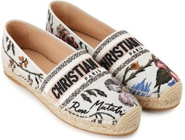 (W) 디올 그랑빌 에스파드리유 "로사 무타빌리스 자수" KCB585RME_S89Z Order (W) 디올 그랑빌 에스파드리유 "로사 무타빌리스 자수" KCB585RME_S89Z