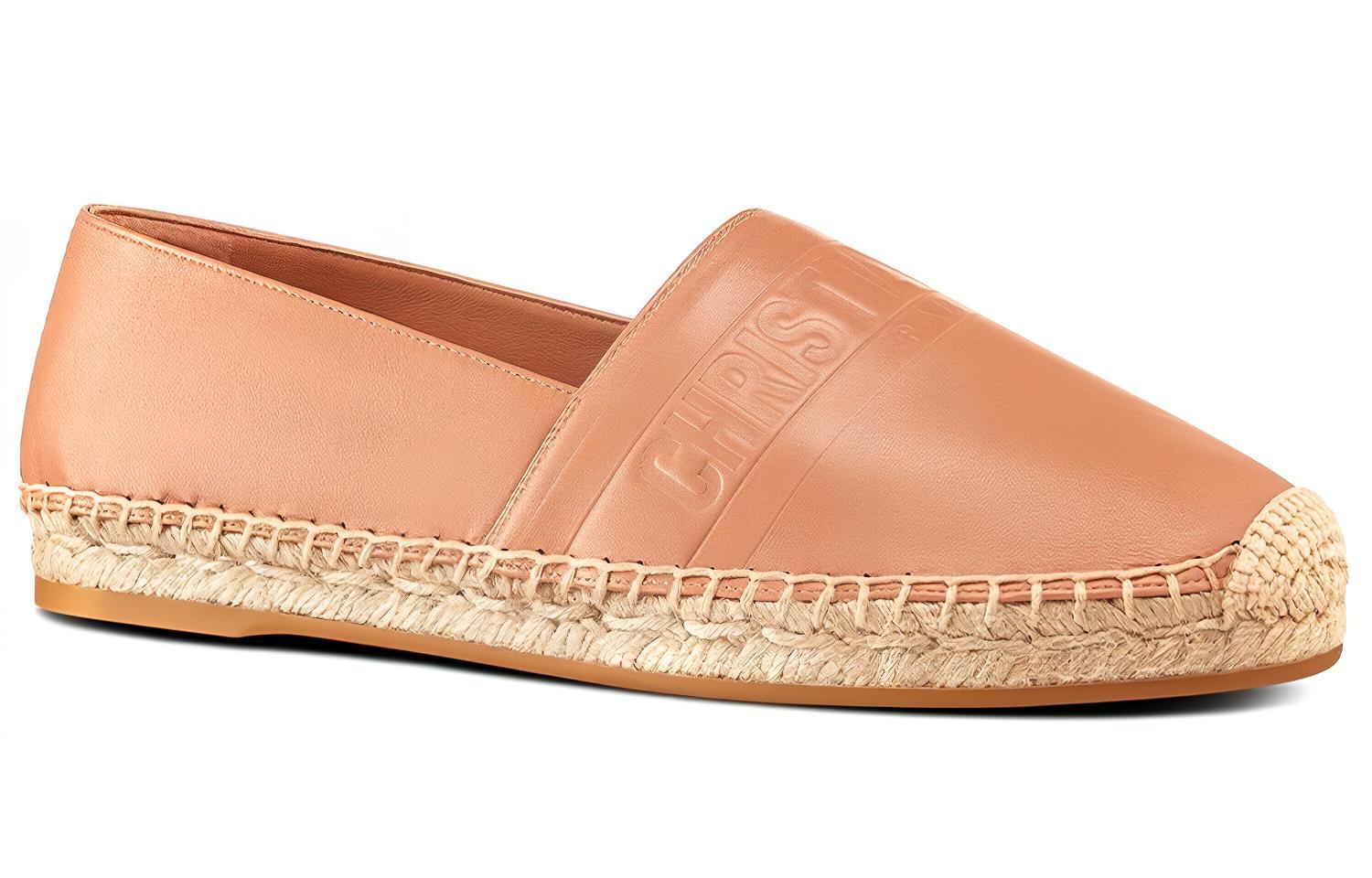 Order (W) Dior Granville Espadrille 'Rose Pink' Sepatu Wanita anyaman KDB692LBO_S19O