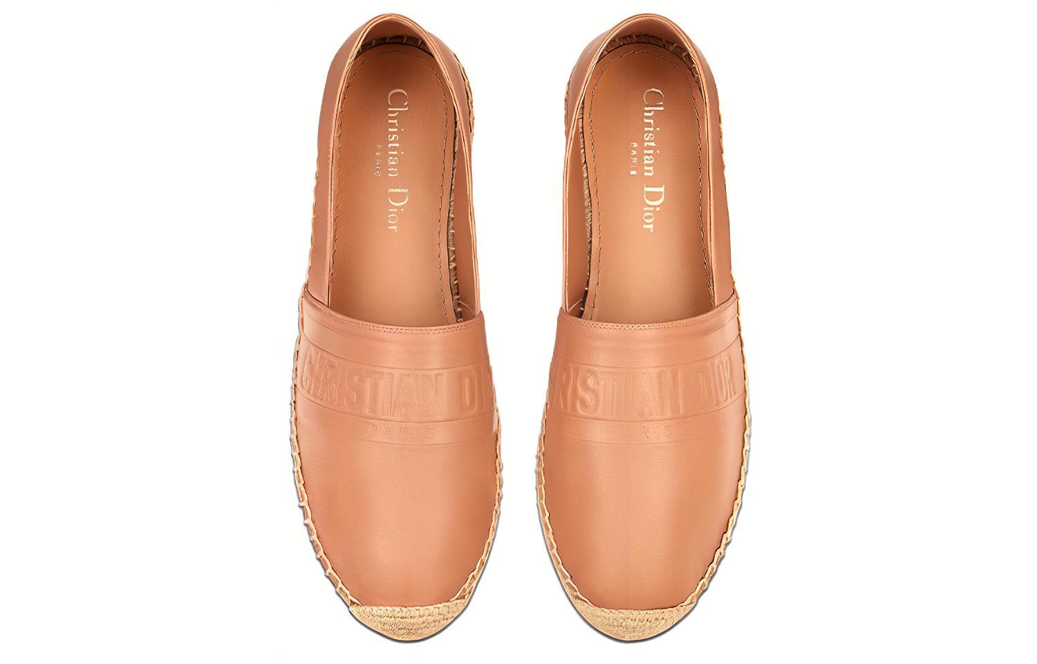 Shop (W) Dior Granville Espadrille 'Rose Pink' Sepatu Wanita anyaman KDB692LBO_S19O