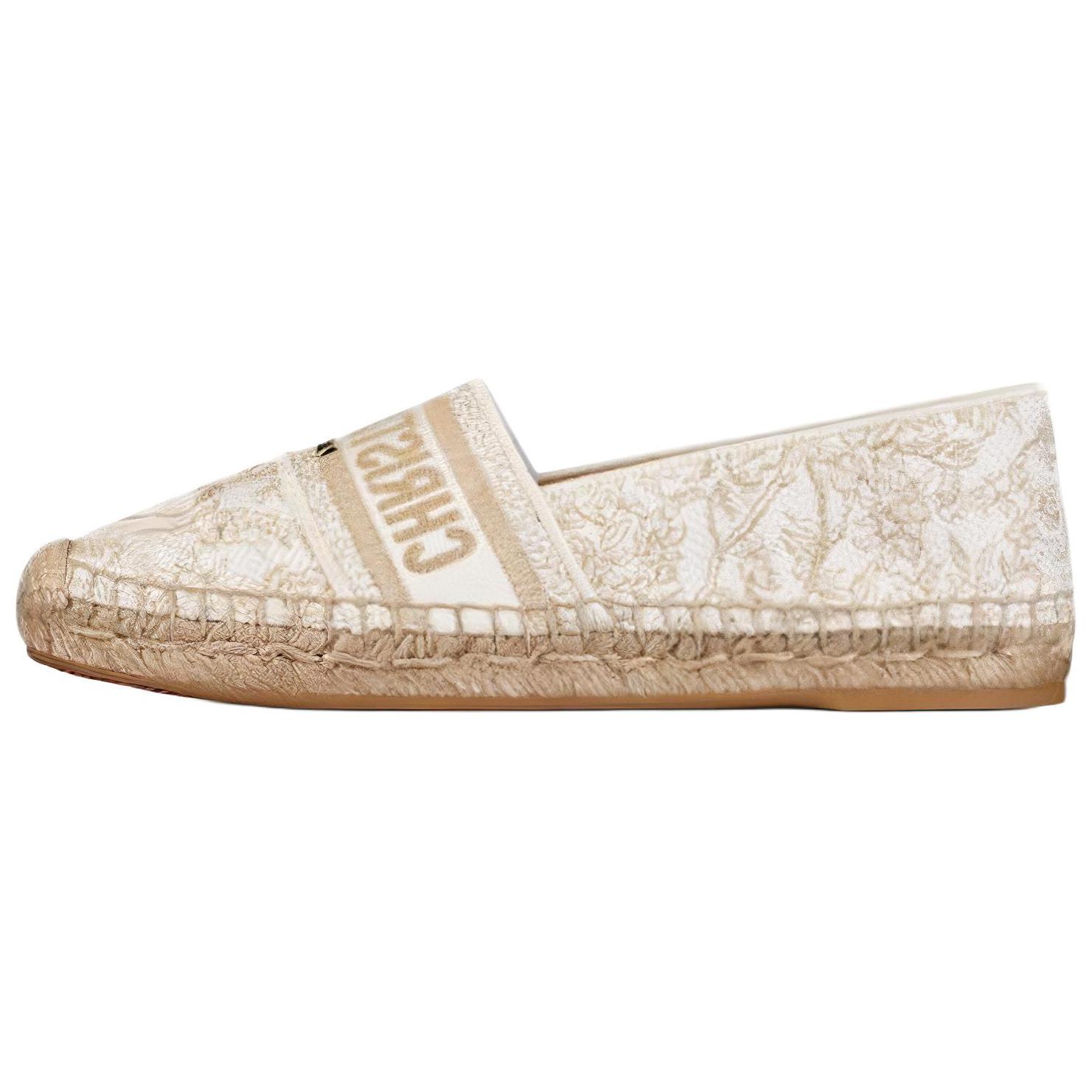 (Women) Dior Granville Espadrille 'White Gold' KDB585JHL_S67W