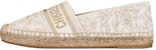 (W) Dior Granville Espadrille 'Putih Emas' KDB585JHL_S67W
