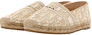 (W) Dior Granville Espadrille 'Putih Emas' KDB585JHL_S67W