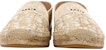 (W) Dior Granville Espadrille 'Putih Emas' KDB585JHL_S67W