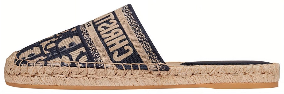 (W) Dior Granville Espadrille Mule 'Sulaman Biru Tua' KDB593OBES_56B Buy (W) Dior Granville Espadrille Mule 'Sulaman Biru Tua' KDB593OBES_56B