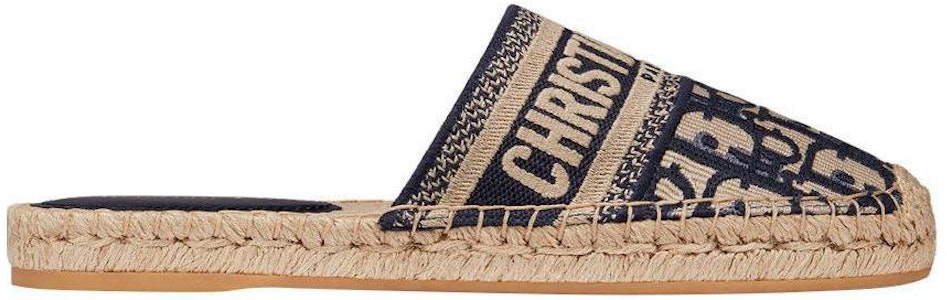 (W) Dior Granville Espadrille Mule 'Sulaman Biru Tua' KDB593OBES_56B Order (W) Dior Granville Espadrille Mule 'Sulaman Biru Tua' KDB593OBES_56B