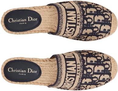 (W) Dior Granville Espadrille Mule 'Sulaman Biru Tua' KDB593OBES_56B Lookbook (W) Dior Granville Espadrille Mule 'Sulaman Biru Tua' KDB593OBES_56B