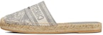 (W) Dior Granville Mule Flat 'Kelabu' KDB602TJE_S37W