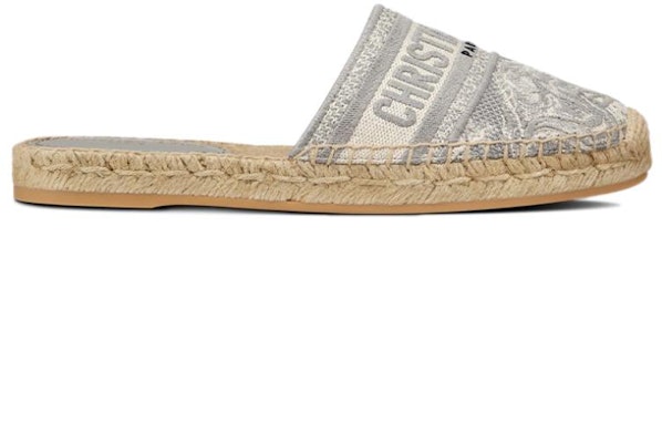 (Women) Dior Granville Mule Flat 'Grey' KDB602TJE_S37W Order (Women) Dior Granville Mule Flat 'Grey' KDB602TJE_S37W