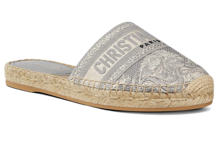 Lookbook (W) Dior Granville Mule Flat 'Abu-abu' KDB602TJE_S37W