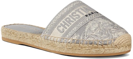 (W) Dior Granville Mule Flat 'Abu-abu' KDB602TJE_S37W Lookbook (W) Dior Granville Mule Flat 'Abu-abu' KDB602TJE_S37W