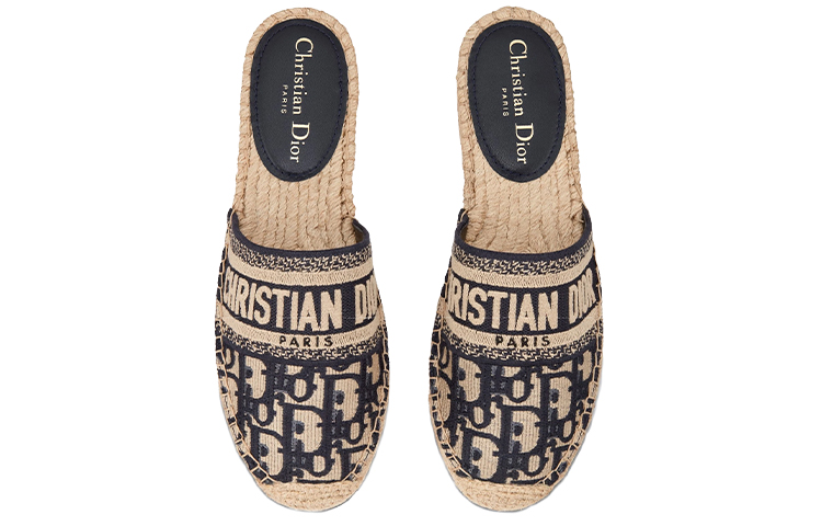 Order (W) 迪奥 Granville 拖鞋 '深海军蓝' KDB593OBE_S56B