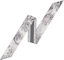 (Women) DIOR Gray Silk Scarf with Twill Print Design for Women. 15JOU106I602-C805 (Women) DIOR Gray Silk Scarf with Twill Print Design for Women. 15JOU106I602-C805