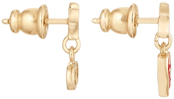 (Women) DIOR Heart-Shaped Gold Metal Earrings for Women. E3396WOMLQ_D309 Shop (Women) DIOR Heart-Shaped Gold Metal Earrings for Women. E3396WOMLQ_D309