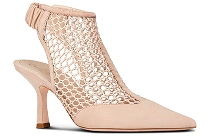 Order (W) Dior Heeled Mule 'Elegant Nude' - Sepatu Hak Mewah Dior 'Telanjang Elegan' KDP854SUR_S12U