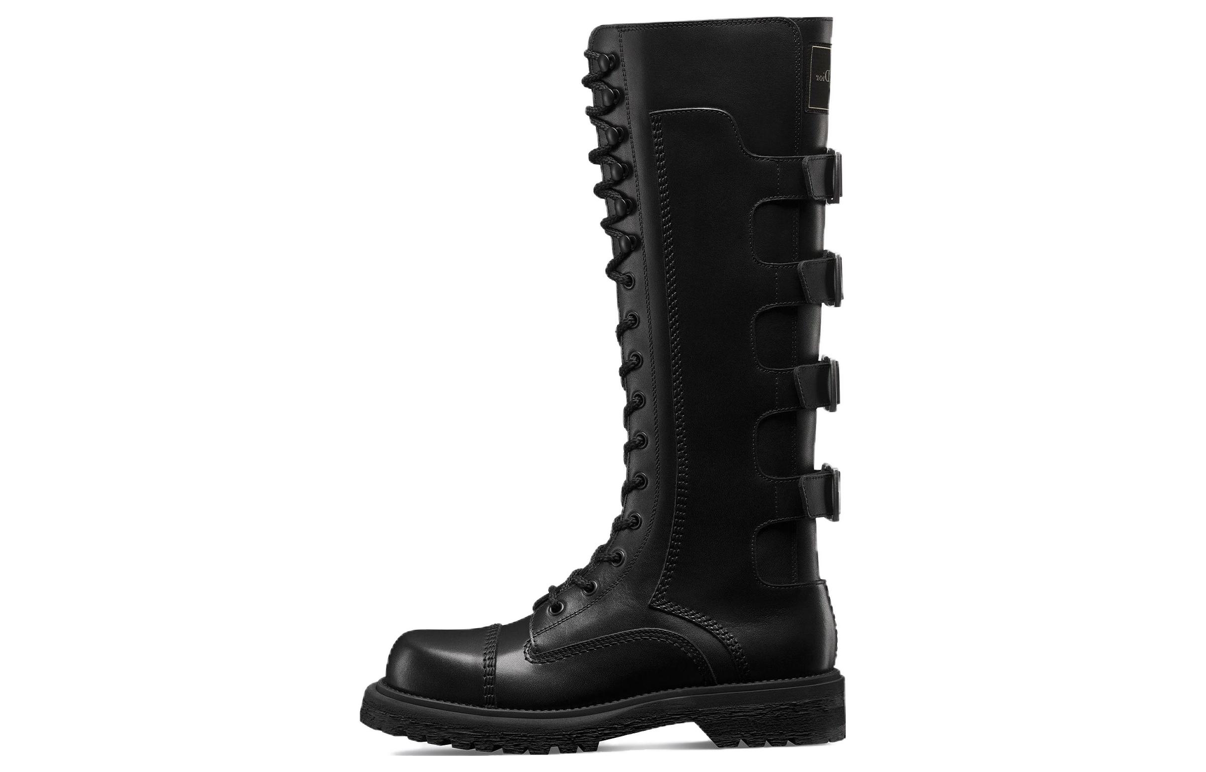 (Women) Dior High-Top Boot 'Black Leather Fashion' KDI937CFM_S900