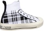 Shop (W) Dior High-Top Sneaker 'Hitam Putih' KCK341TKT_S19W