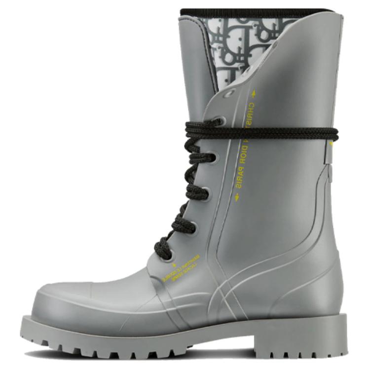 (Women) Dior High-Top Sneaker 'Cement Grey' KCI671RON_S33G